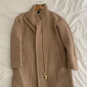 J. Crew Stadium Cloth Cocoon Coat - Camel P0